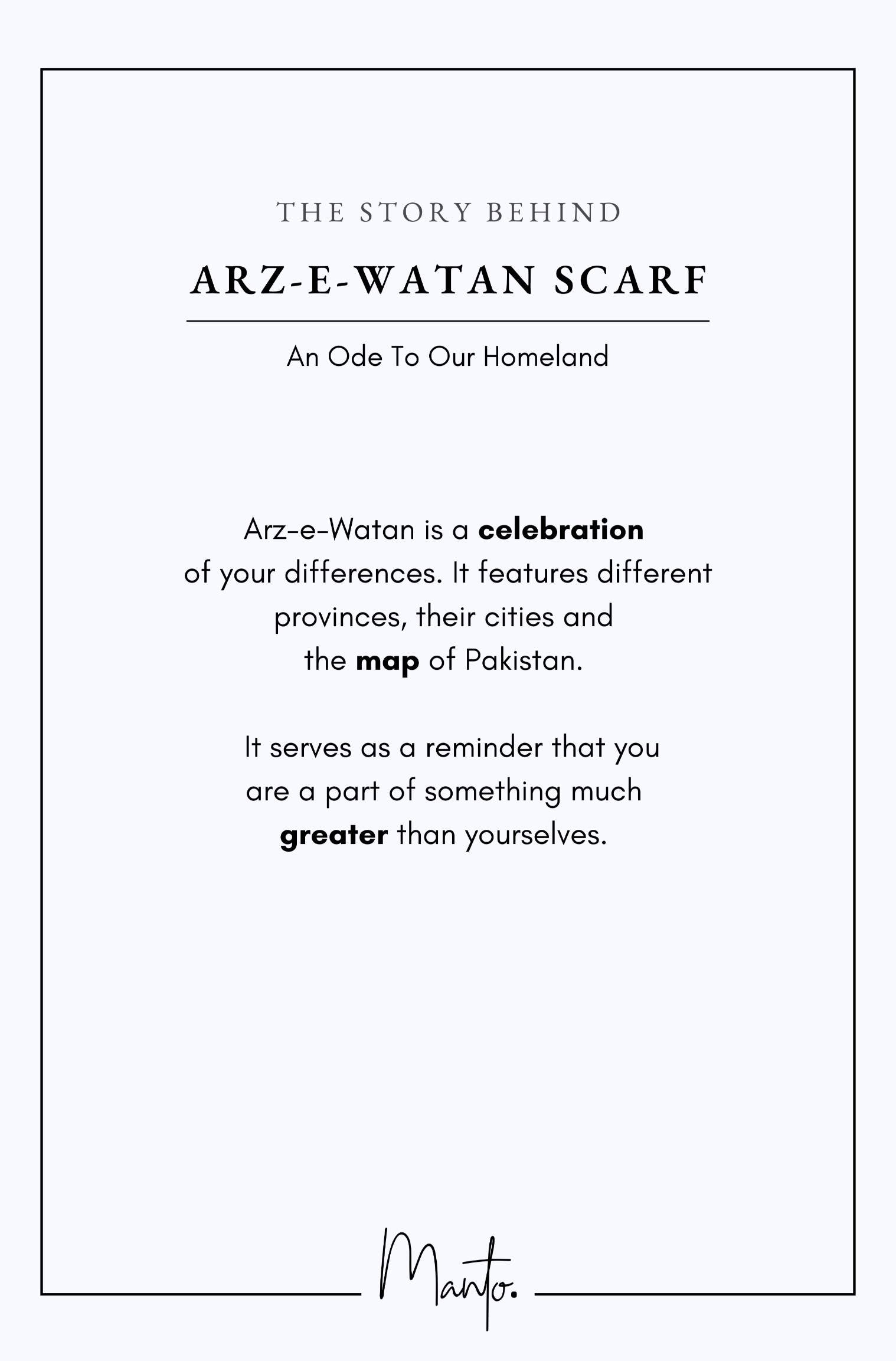 The Story Behind Arz-e-Watan Scarf