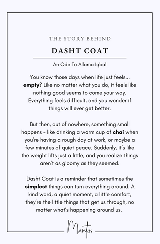 Dasht Coat - Shades of Sand