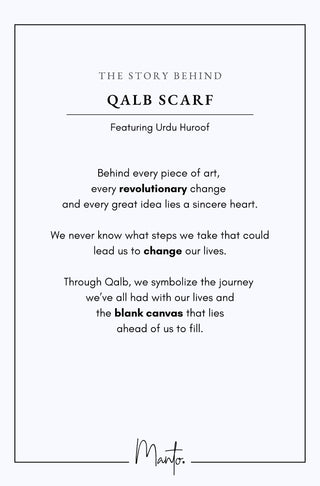 Design Philosophy of Qalb Scarf