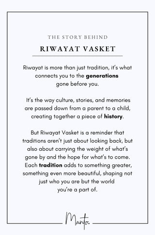 Design Philosophy of Riwayat Vasket