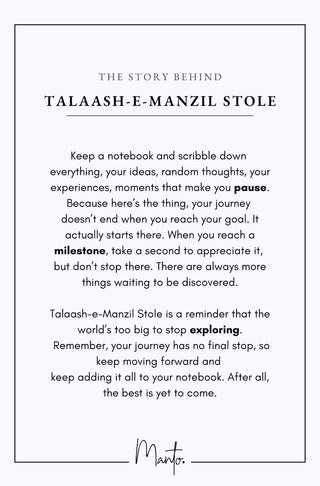 Design Philosophy for Talaash E Manzil