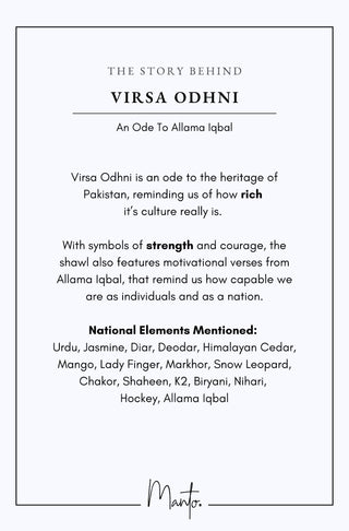 Design Philosophy of Virsa Odhni