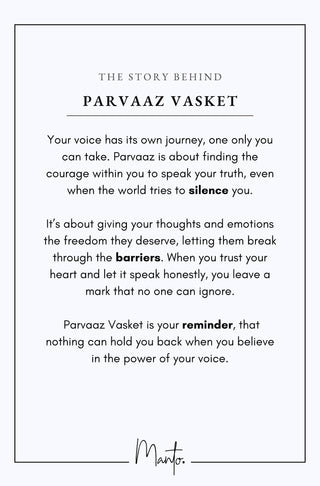 Design Philosophy of Parvaaz vasket